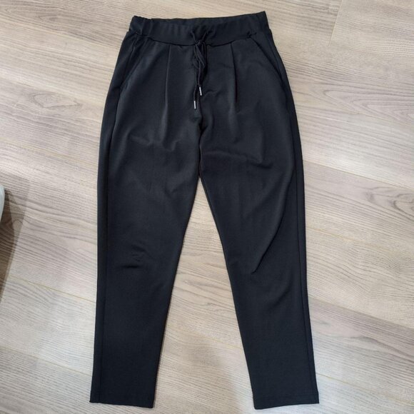 Pants - Black Straight Pants, Size M